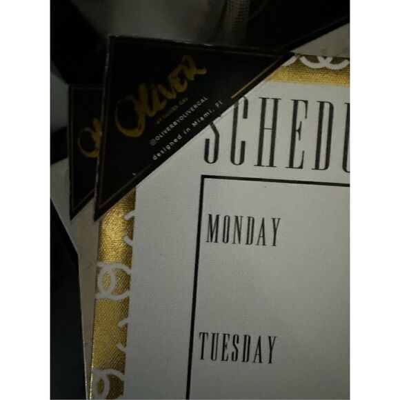 Oliver gal cc home office glam decor dry erase schedule board - Picture 4 of 7